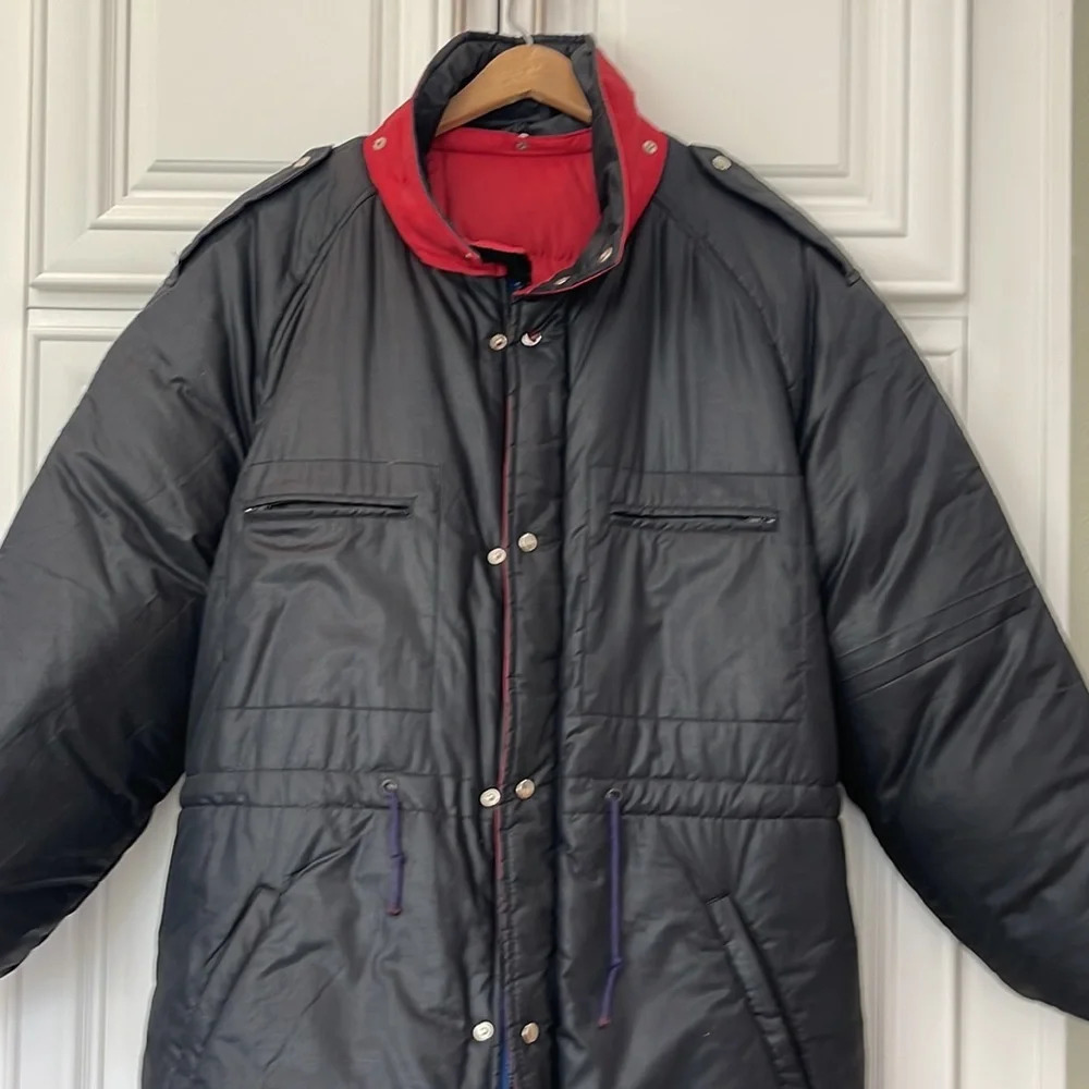 Reversible Puffer Jacket Red Black size UNKNOWN Large/XL (read Sz description) - Picture 10 of 16